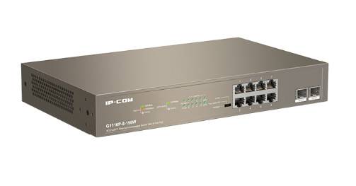 IP-COM G1110P-8-150W Неуправляемый коммутатор Ethernet 8GE+2SFP С 8-Портовым PoE