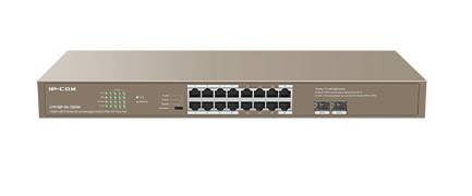 IP-COM G1118P-16-250W Неуправляемый Коммутатор 16 GE+SFP Ethernet с 16-Портовым PoE