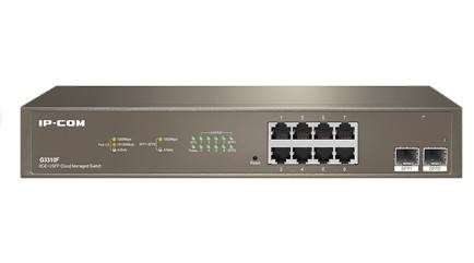 IP-COM G3310F Коммутатор управляемый, настенный, 1000 Мбит/сек, 8 Port, SFPx2