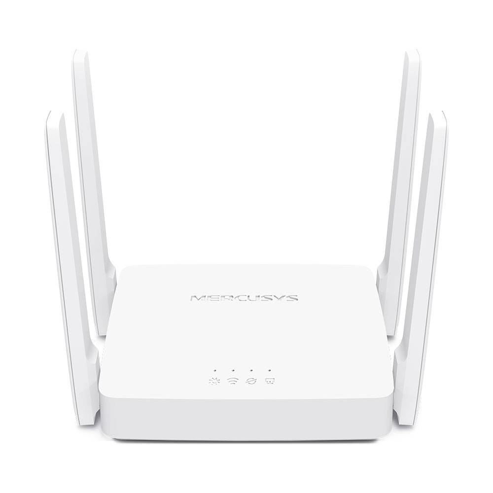 Mercusys AC10 Wi-Fi Роутер, WAN/LAN 10/100 Мбит/с,IEEE 802.11ac/n/a 5 ГГц, IEEE 802.11b/g/n 2,4 ГГц, 4 ант