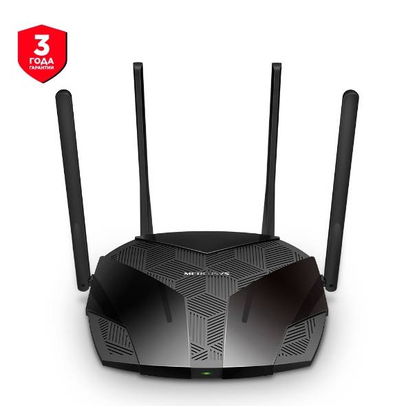 Mercusys MR1800X Двухдиапазонный Wi?Fi 6 роутер AX1800 скорость до 1,8 Гбит/с