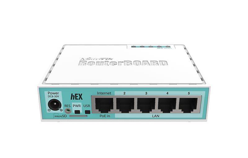 MikroTik RB750Gr3 HEX Маршрутизатор гигабитный высокопроизводительный Ethernet With Power Supply And Case 5 Port 10/100/1000