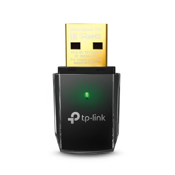 TP-Link Archer T2U Беспроводной двухдиапазонный сетевой USB-адаптер AC600