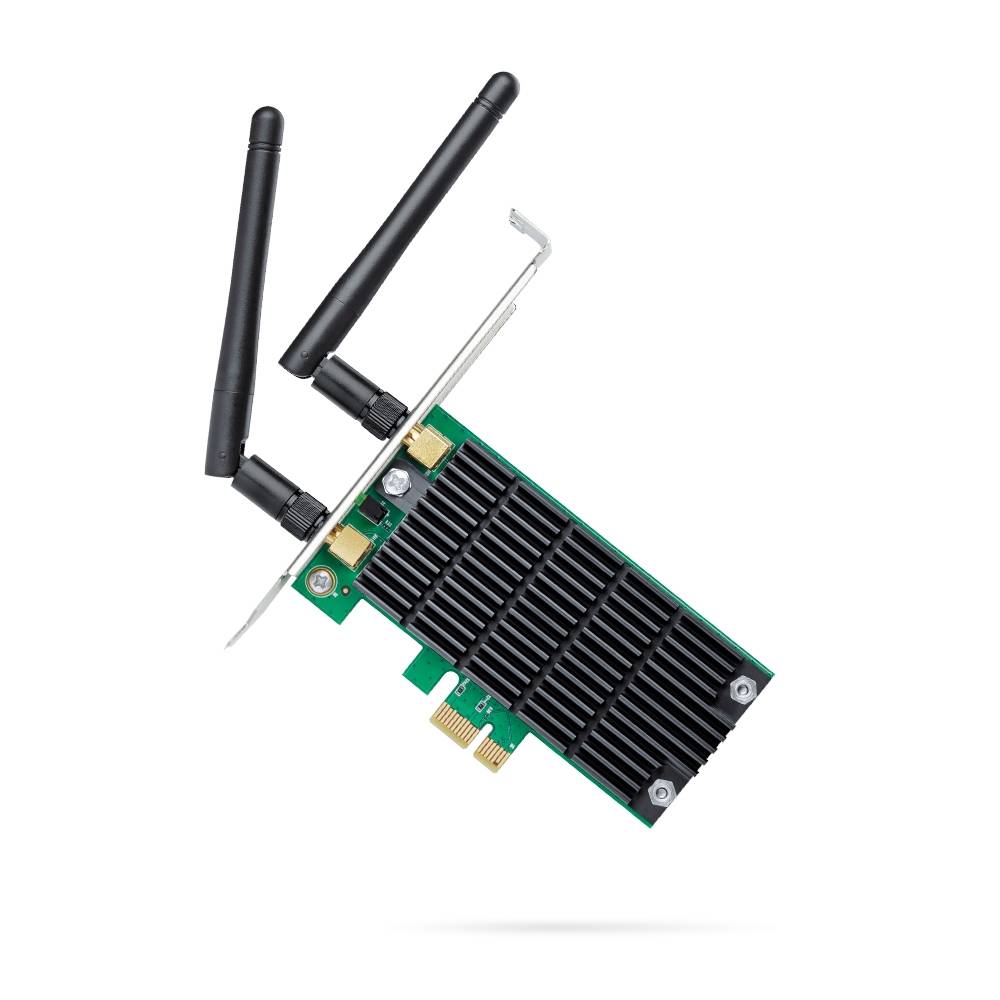 TP-Link ARCHER T4E Сетевой адаптер PCI Express, диапазоны Wi-Fi: 2.4ГГц / 5ГГц