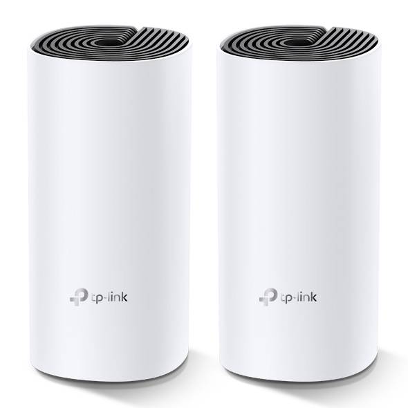 TP-Link DECO M4(2-PACK) Mesh 2.4 ГГц, 5 ГГц, AC1200, входной интерфейс: 10/100/1000BASE-TX, 2 порта 10/100/1000BASE-TX, FireWall