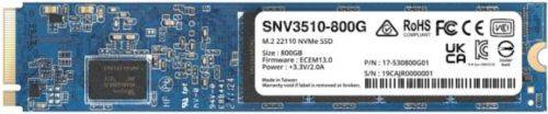 Synology SNV3510-800G SSD M.2 NVMe, 800Gb, NVMe PCIe 3.0 X4, M.2 22110, R3100/W1000 MB/s, IOPS 400K/70K, MTBF 1,8M