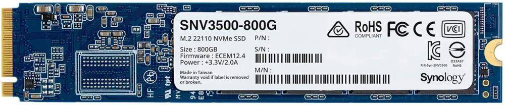 SSD жесткий диск M.2 22110 800GB SNV3500-800G SYNOLOGY