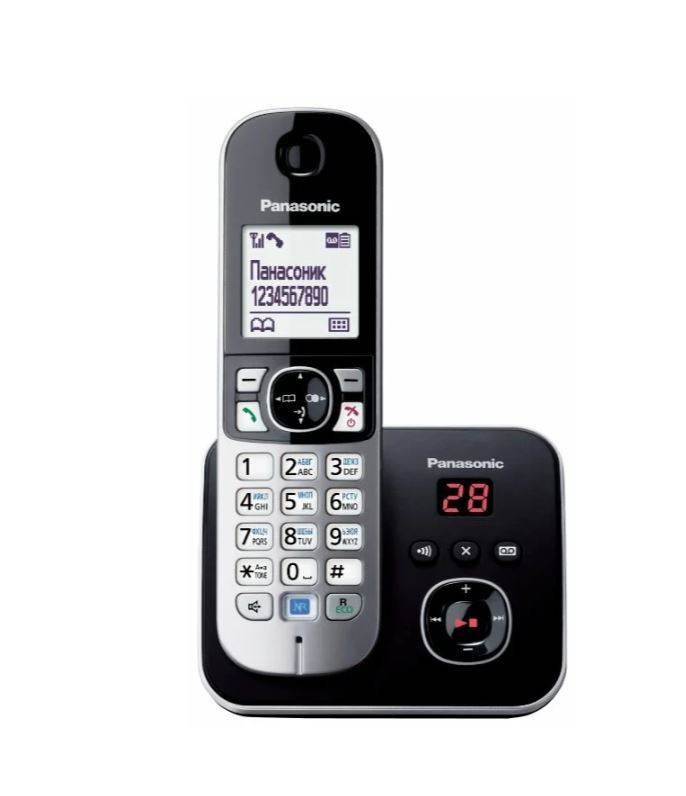 Р/телефон Panasonic KX-TG6821RUB (черный)