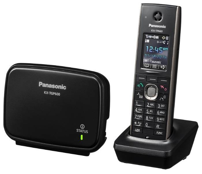 Р/телефон SIP Panasonic KX-TGP600RUB  черный