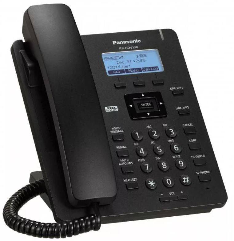 Телефон SIP Panasonic KX-HDV130RUB