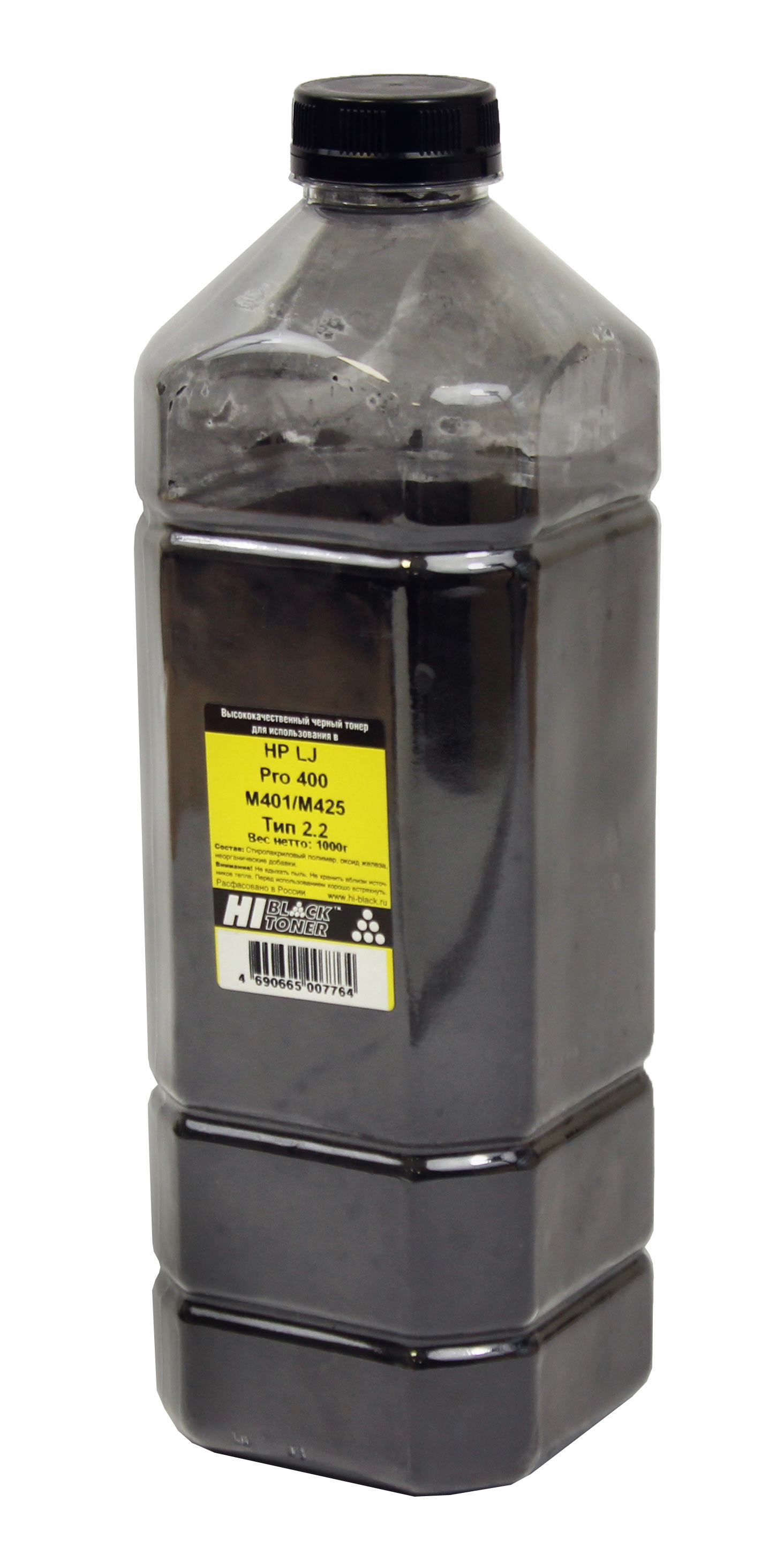 Тонер Hi-Black для HP LJ Pro 400 M401/M425, Тип 2.2, Bk, 1 кг, канистра - купить с доставкой по России
