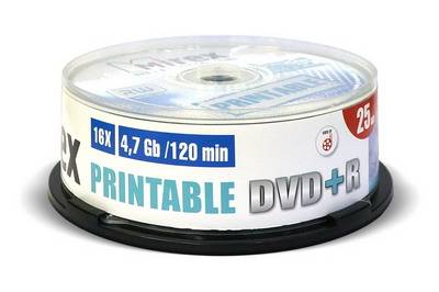 Диск DVD-R Mirex 4.7 Gb, 16x, Cake Box (25), Ink Printable (25/300)