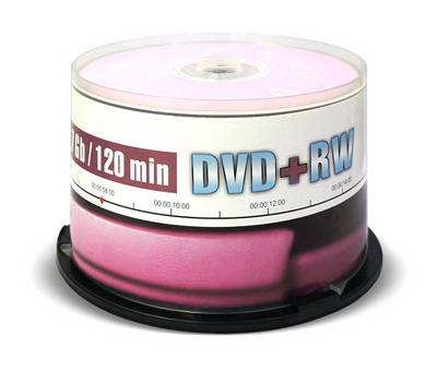 Диск DVD-RW Mirex 4.7 Gb, 4x, Cake Box (50), (50/300)