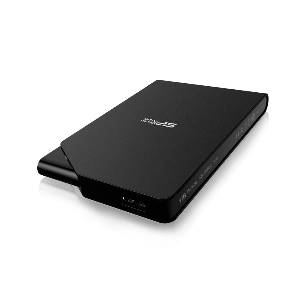 Внешний жесткий диск 1TB Silicon Power  Stream S03, 2.5″, USB 3.1, Черный