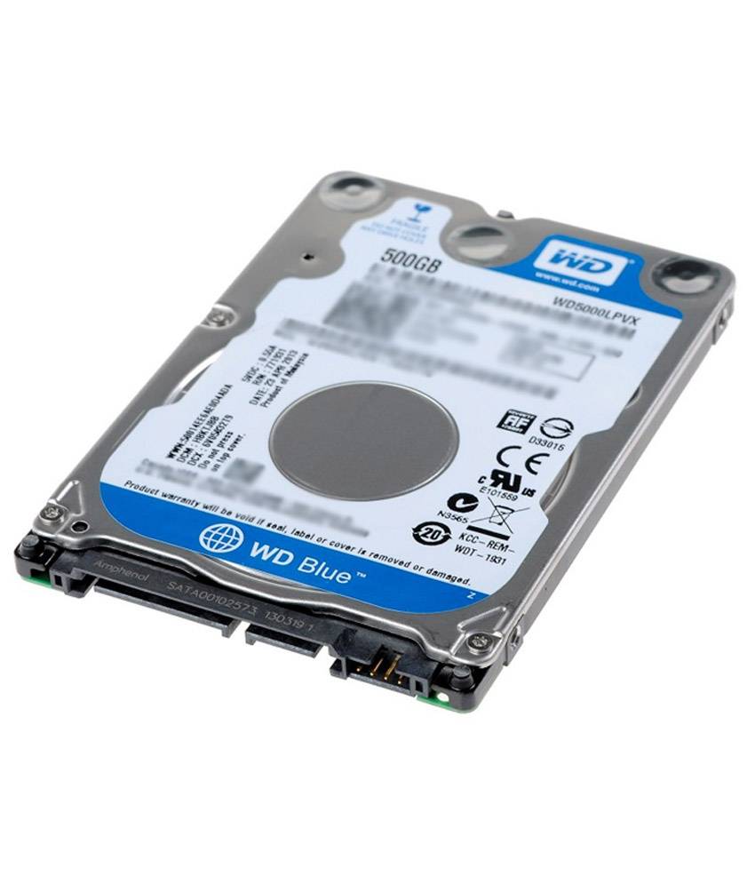 Жесткий диск Mobile 500 GB WD WD5000LPCX Blue 2.5″, SATA3, 6Gb/s, 5400 RPM, 16Mb