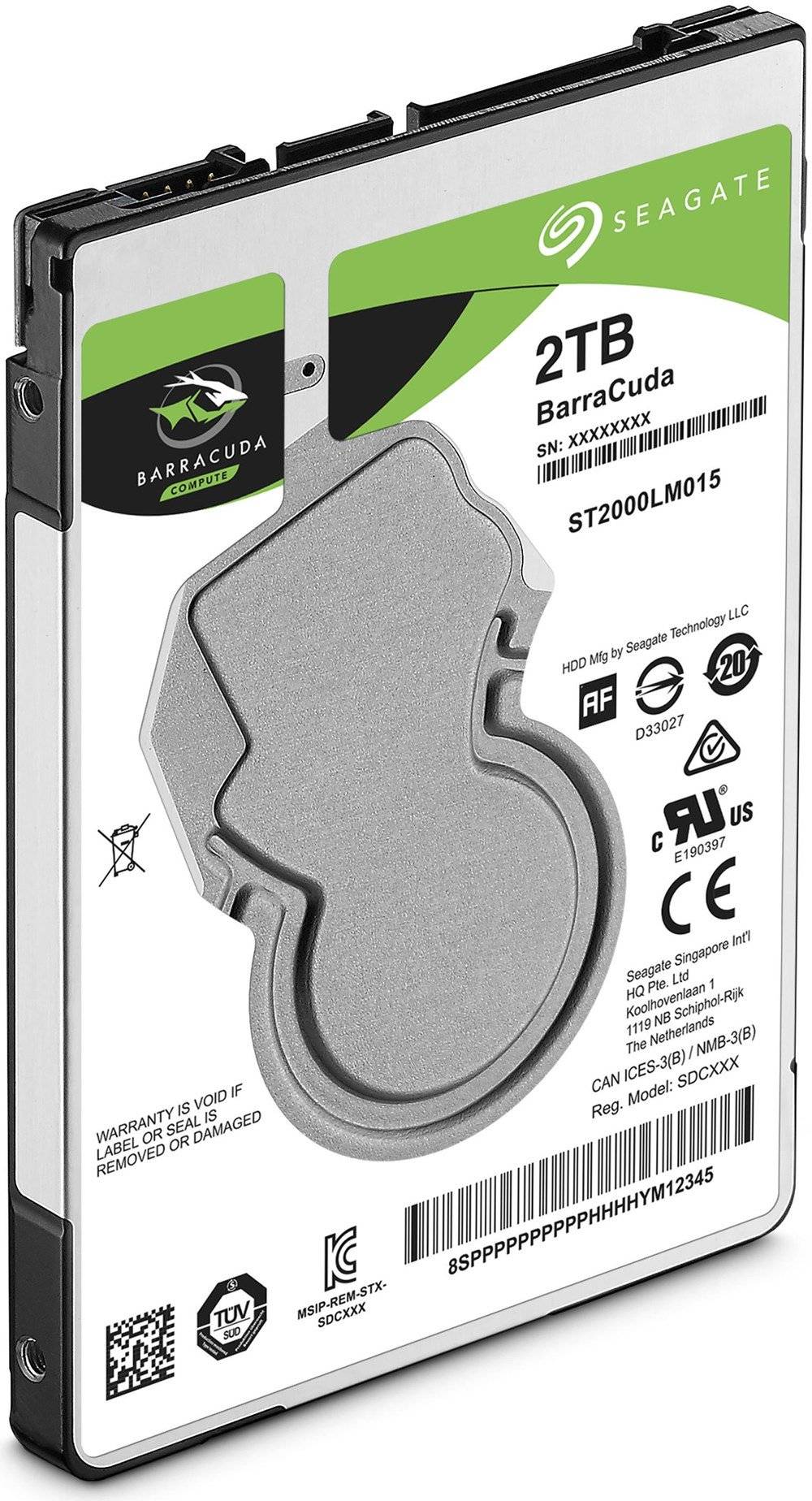 Жесткий диск 2 TB Seagate Barracuda ST2000LM015 2,5″, SATA3, 5400 RPM