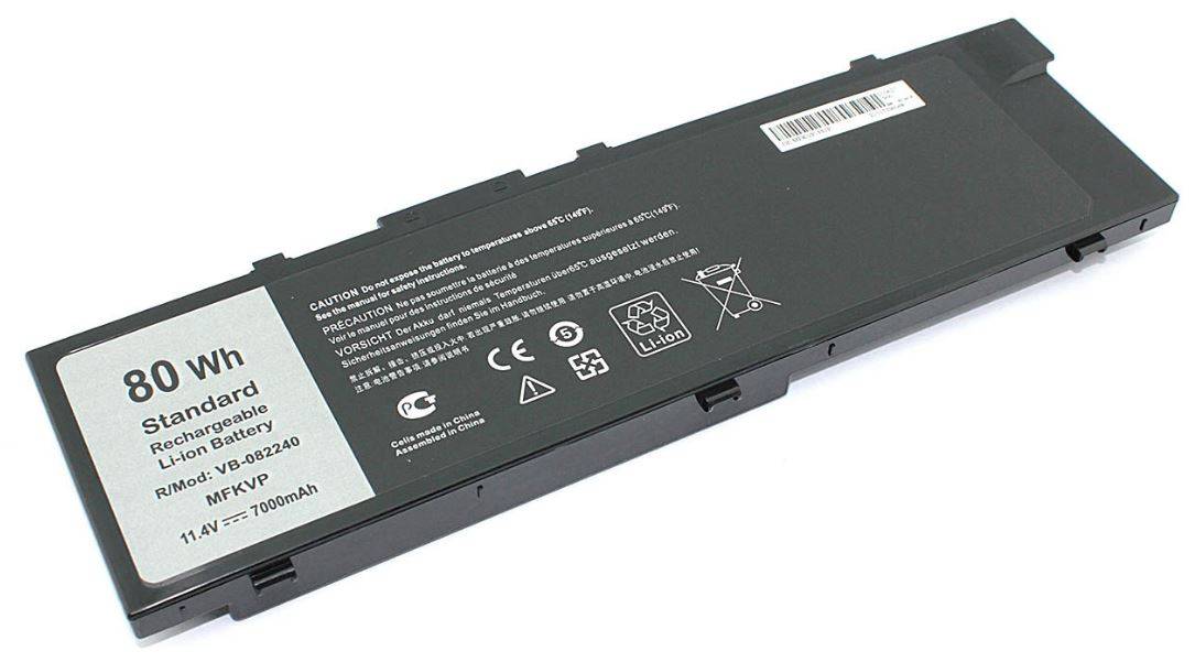 Батарея для Dell Precision 7510/7520/M7510/7710/M7710/7720 (MFKVP/FKJ7KXGY47) 11.4V 80Wh 7000mAh OEM